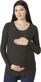 Легкий классический пуловер с круглым вырезом Spacedye для беременных Beyond Yoga, цвет Darkest Night