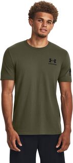 Камуфляжная футболка New Freedom Flag Under Armour, цвет Marine OD Green/Black