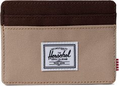 Кошелек Charlie Cardholder Herschel Supply Co., цвет Light Taupe/Chicory Coffee
