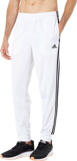 Трикотажные спортивные брюки с 3 полосками Essentials adidas, цвет White/Black