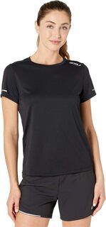 Аэро футболка 2XU, цвет Black/Silver Reflective