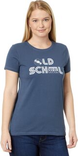 Виниловая кассетная футболка Old School Crusher с короткими рукавами Life is Good, цвет Darkest Blue