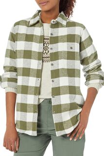 Рабочая рубашка Гивенс Dovetail Workwear, цвет Green/Cream Buffalo Check