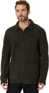 Куртка Wool Chore Jacket Faherty, цвет Olive