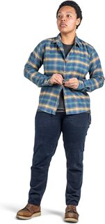 Рабочая рубашка Гивенс Dovetail Workwear, цвет Vintage Blue