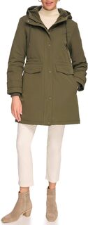 Парка Parka with Faux Sherpa Hood Calvin Klein, цвет Olivine