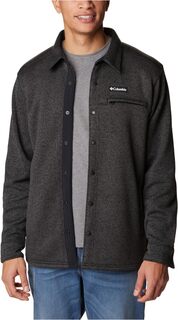 Куртка Sweater Weather Shirt Jacket Columbia, цвет Black Heather