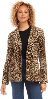 Куртка Leopard Corduroy Jacket Karen Kane, леопард