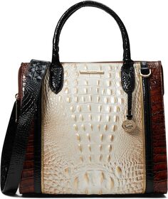 Сумка Caroline Satchel Brahmin, цвет Contour Jeanmarie