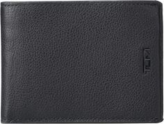 Кошелек Nassau Double Billfold Tumi, цвет Black Textured