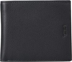 Кошелек Nassau Global Center Flip Passcase Wallet Tumi, цвет Black Textured