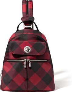 Рюкзак Naples Convertible Backpack Baggallini, цвет Red Buffalo Plaid