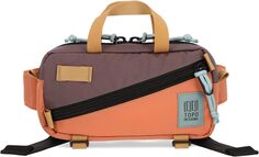 Поясная сумка Mini Quick Pack Topo Designs, цвет Coral/Peppercorn