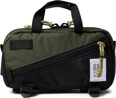 Поясная сумка Mini Quick Pack Topo Designs, цвет Black/Olive