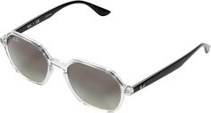 Солнцезащитные очки 52 mm 0RB4361 Ray-Ban, цвет Transparent/Grey Gradient