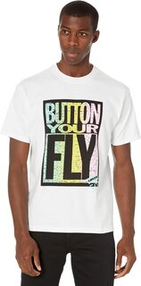 Винтажная футболка с графическим рисунком Levi&apos;s, цвет Button Fly White Levis