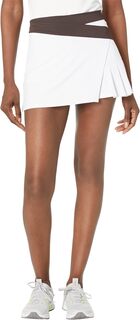 Асимметричная плиссированная теннисная юбка Original Penguin Golf, ярко-белый