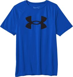 Tech Big Logo с коротким рукавом (Big Kids) Under Armour, цвет Royal/Black