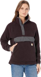 Куртка Fleece 1/4 Snap Front Jacket Carhartt, цвет Blackberry Heather