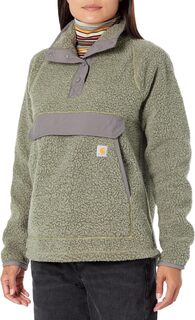 Куртка Fleece 1/4 Snap Front Jacket Carhartt, цвет Basil/Malt Heather