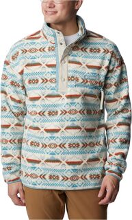 Куртка Helvetia 1/2 Snap Fleece Columbia, цвет Stone Blue Checkered Peaks Multi