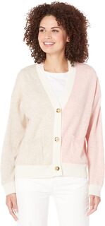 Свитер Two-Tone Boxy Cardigan SUNDRY, цвет Oatmeal/Rosewater