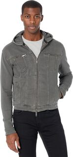 Куртка Hooded Jean Jacket O1296U2B John Varvatos, цвет Shark Grey