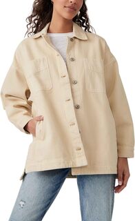 Куртка Madison City Twill Jacket Free People, цвет Warm Camel