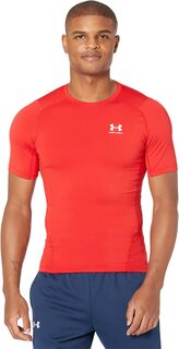 Компрессионный рукав Heatgear Armor с коротким рукавом Under Armour, цвет Red/White