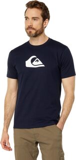 Футболка с короткими рукавами и логотипом Comp Quiksilver, цвет Navy Blazer 2