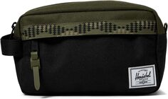 Косметичка Chapter Small Travel Kit Herschel Supply Co., цвет Black/Ivory Green