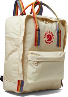 Рюкзак Kanken Rainbow Fjällräven, цвет Light Oak/Rainbow Pattern Fjallraven