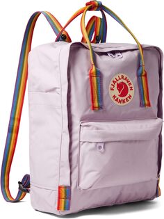 Рюкзак Kanken Rainbow Fjällräven, цвет Pastel Lavender/Rainbow Fjallraven