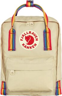 Рюкзак Kanken Rainbow Mini Fjällräven, цвет Light Oak/Rainbow Pattern Fjallraven