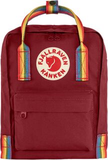 Рюкзак Kanken Rainbow Mini Fjällräven, цвет Ox Red/Rainbow Pattern Fjallraven