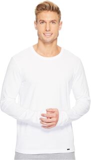 Рубашка с круглым вырезом с длинными рукавами Living Hanro, белый