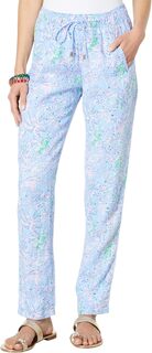 Брюки Тарон Lilly Pulitzer, цвет Blue Peri The Turtle Package