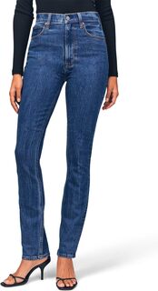 Джинсы Ultra High-Rise Slim Straight Jeans Abercrombie &amp; Fitch, цвет Dark Indigo Marbled