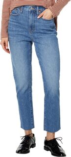Джинсы Perfect Vintage Jeans with Knee Rip and Raw Hem in Earlside Wash Madewell, цвет Earlside Wash