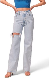 Джинсы High-Rise 90s Relaxed Jeans Abercrombie &amp; Fitch, цвет Light Destroy