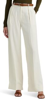 Широкие брюки Double-Faced Georgette LAUREN Ralph Lauren, цвет Mascarpone Cream