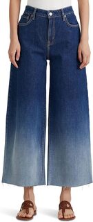 Джинсы Ombre High-Rise Wide Leg Cropped Jeans in Ombre Canyon Wash LAUREN Ralph Lauren, цвет Ombre Canyon Wash