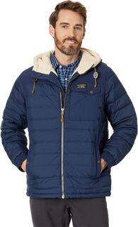 Классическая пуховая куртка Mountain на подкладке из шерпы с капюшоном L.L.Bean, цвет Nautical Navy L.L.Bean®