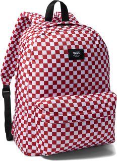 Рюкзак Old Skool Check Backpack Vans, цвет Chili Pepper/Checkerboard