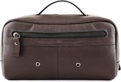 Косметичка Large Toiletry bag Marc Joseph New York, цвет Mocha Grainy Calf