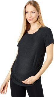 Легкая футболка Spacedye для беременных с низким низом Beyond Yoga, цвет Darkest Night