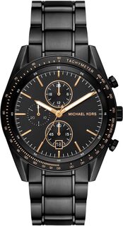 Часы MK9113 - Accelerator Chronograph Stainless Steel Watch Michael Kors, черный