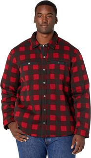Куртка Sweater Fleece Shirt Jac Print Regular L.L.Bean, цвет Buffalo Plaid Garnet L.L.Bean®
