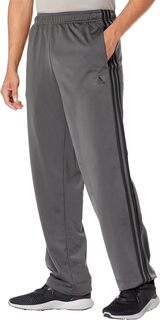 Трикотажные брюки с открытым подолом Essentials с 3 полосками adidas, цвет Dark Grey/Solid Grey/Black