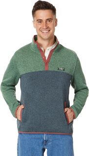 Свитер Флисовый пуловер Color-Block Regular L.L.Bean, цвет Light Everglade/Rangeley Blue L.L.Bean®